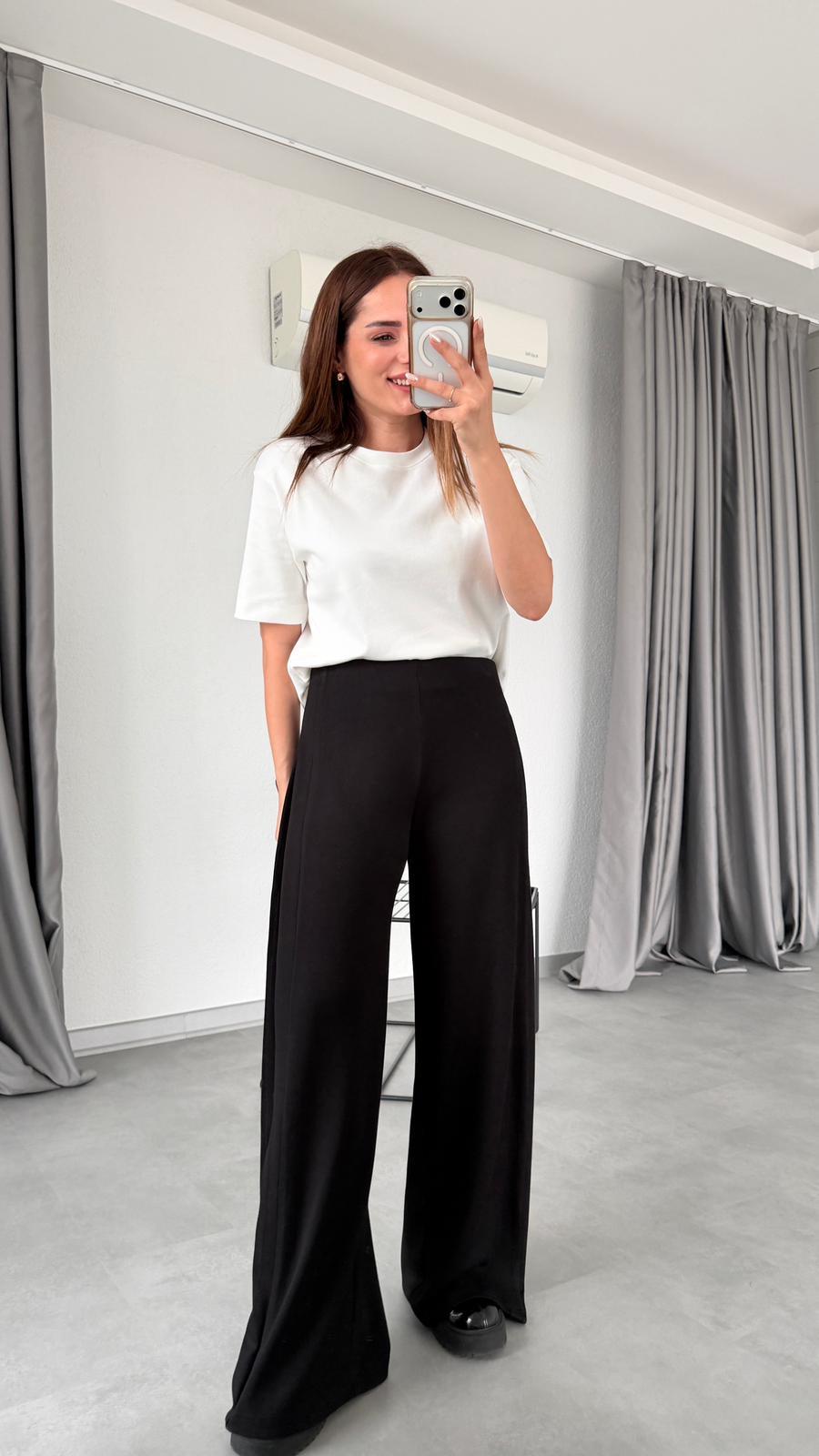 Camilla Bisiklet Yaka Tişört