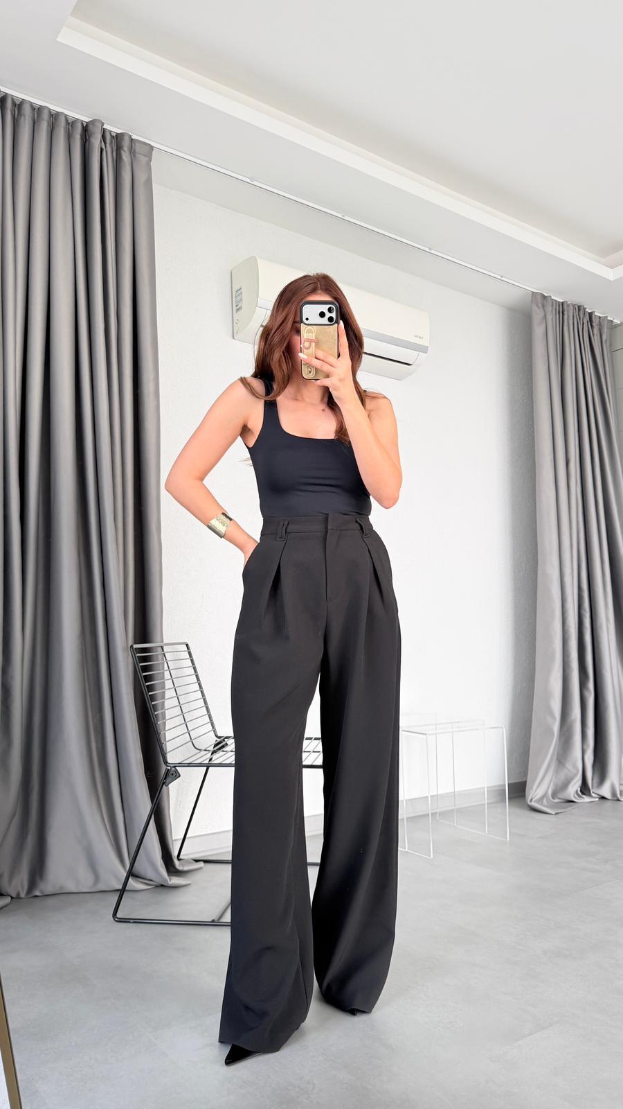 Arwen Pileli İçten Pervazlı Pantolon