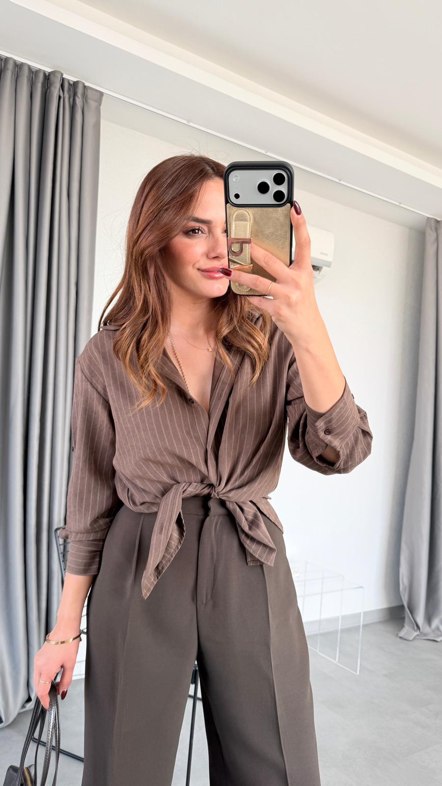 Alex Modal Çizgili Gömlek