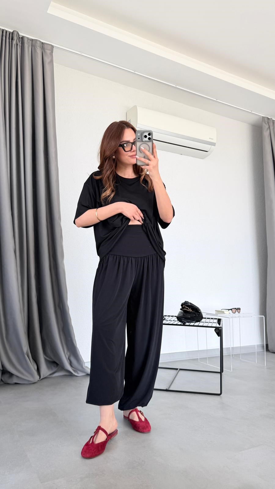 Siyah Tişört Pantolon Takım