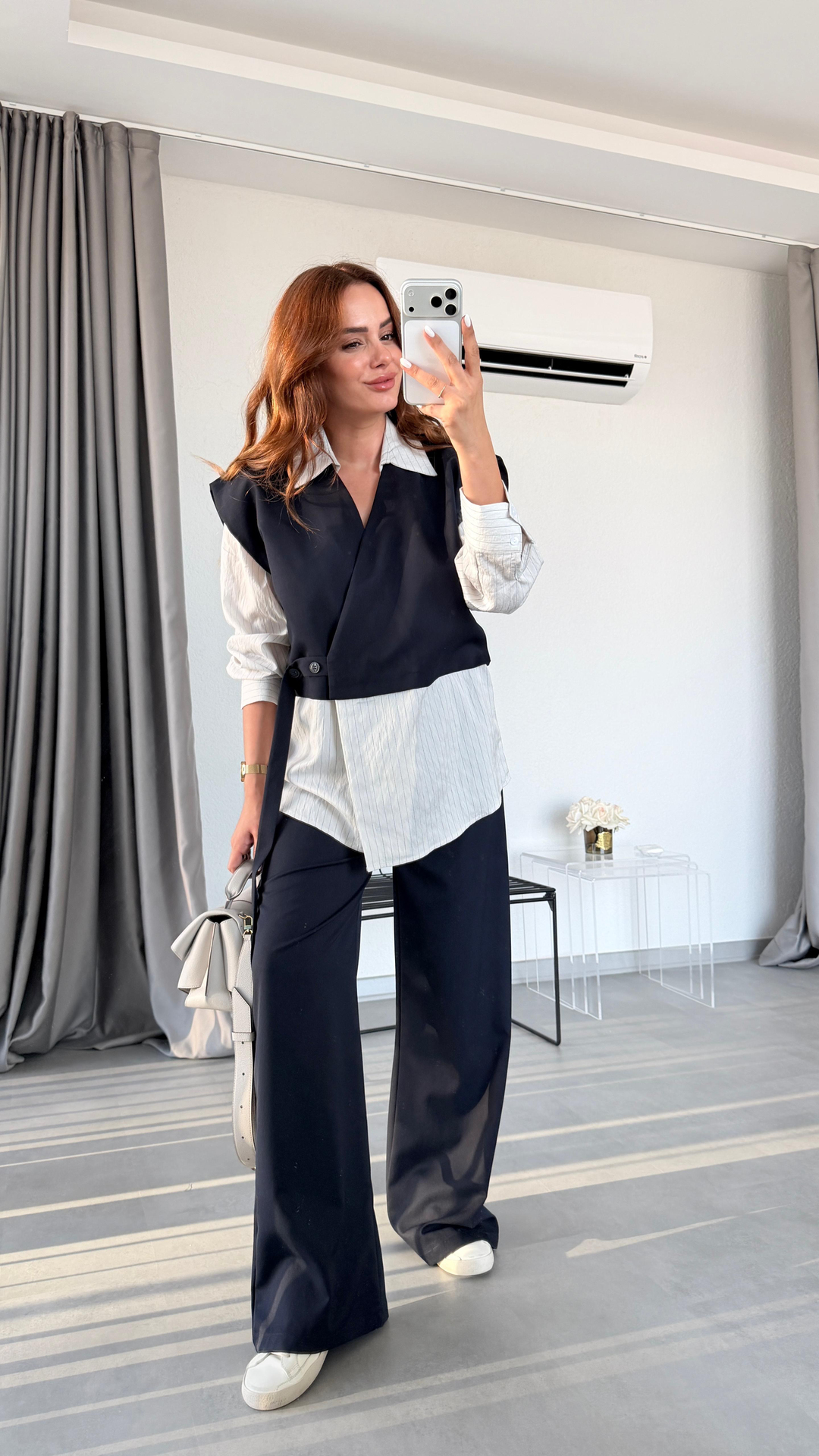 Lacivert Garnili Orj. Model Takım