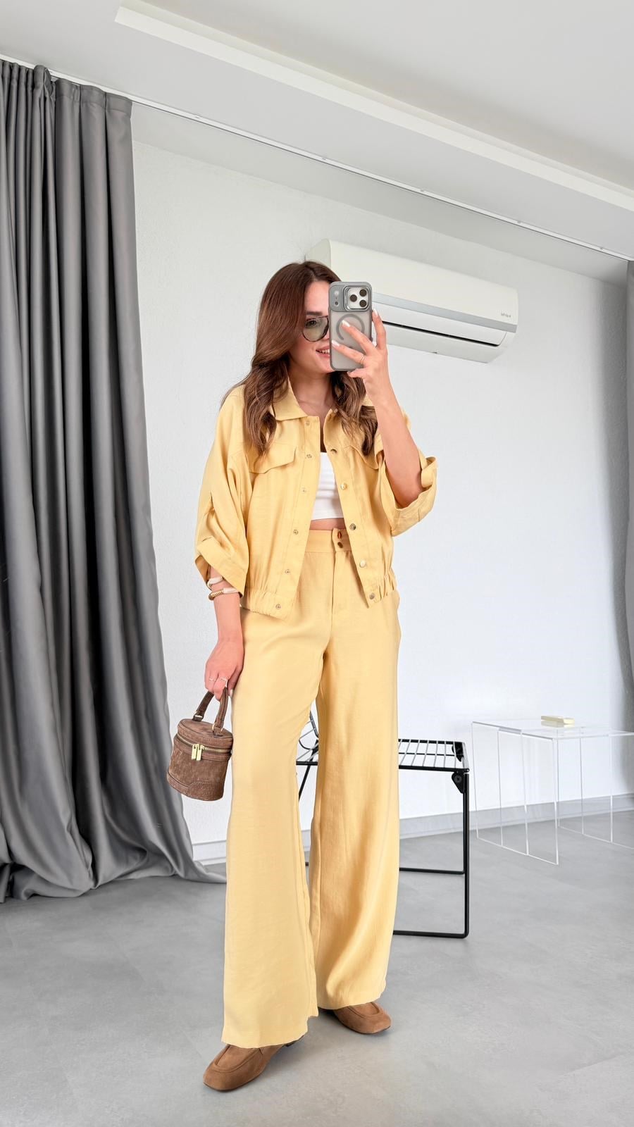 Lina Bomber Ceket Pantolon Takım