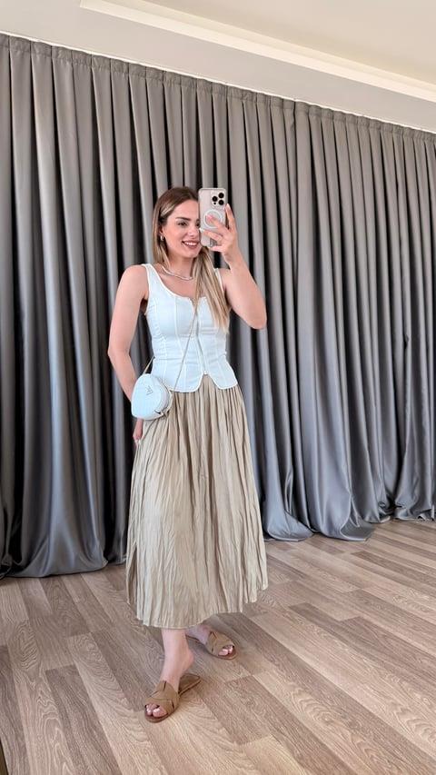 Artemis  Fermuarlı Bluz