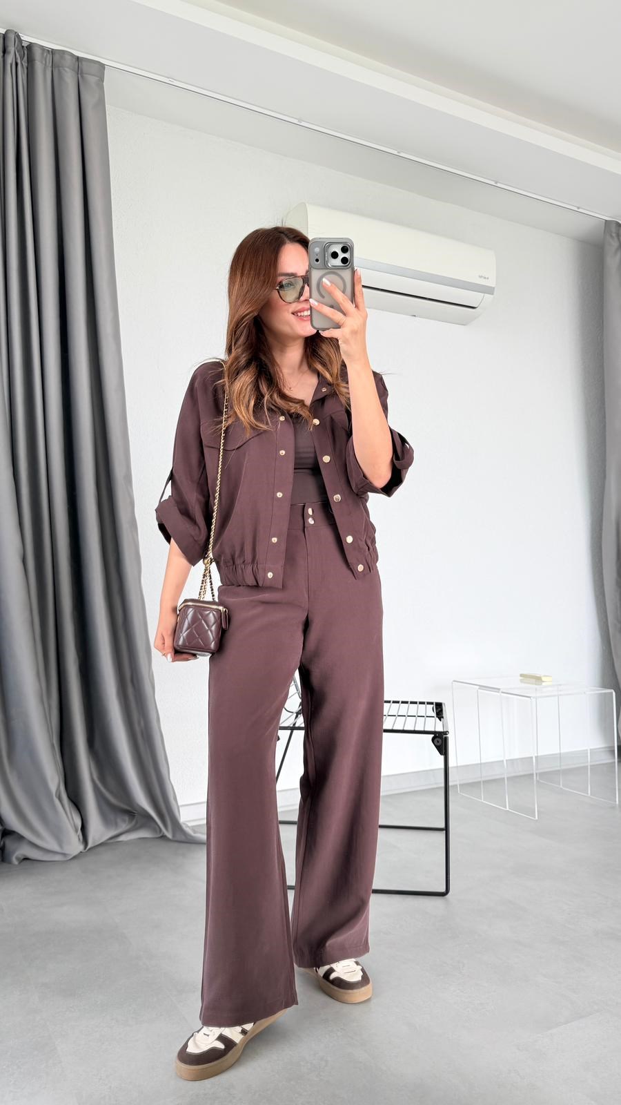 Lina Bomber Ceket Pantolon Takım