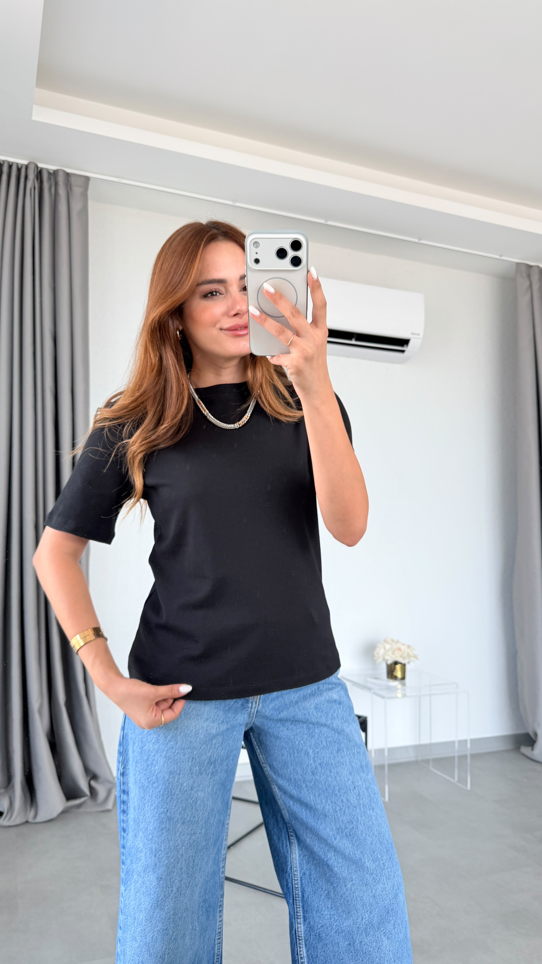 Siyah Weno Orginal Marka T-Shirt