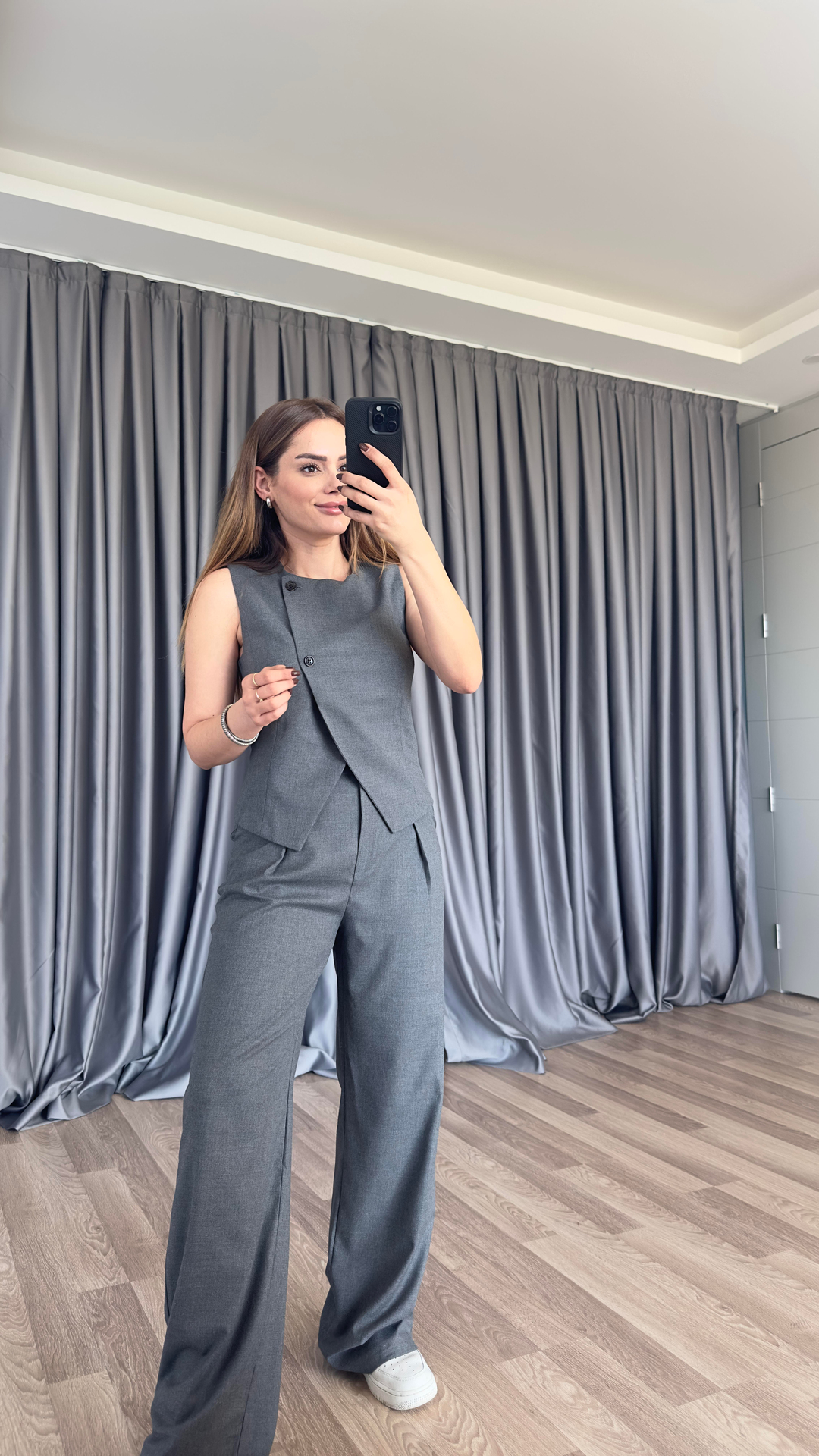 Flora Tasarım Yelek Pantolon Takım