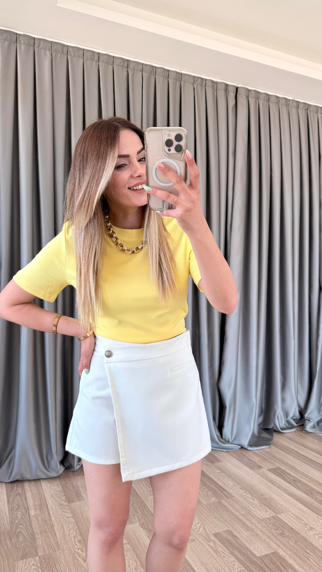 Lizbon Bisiklet Yaka Tişört