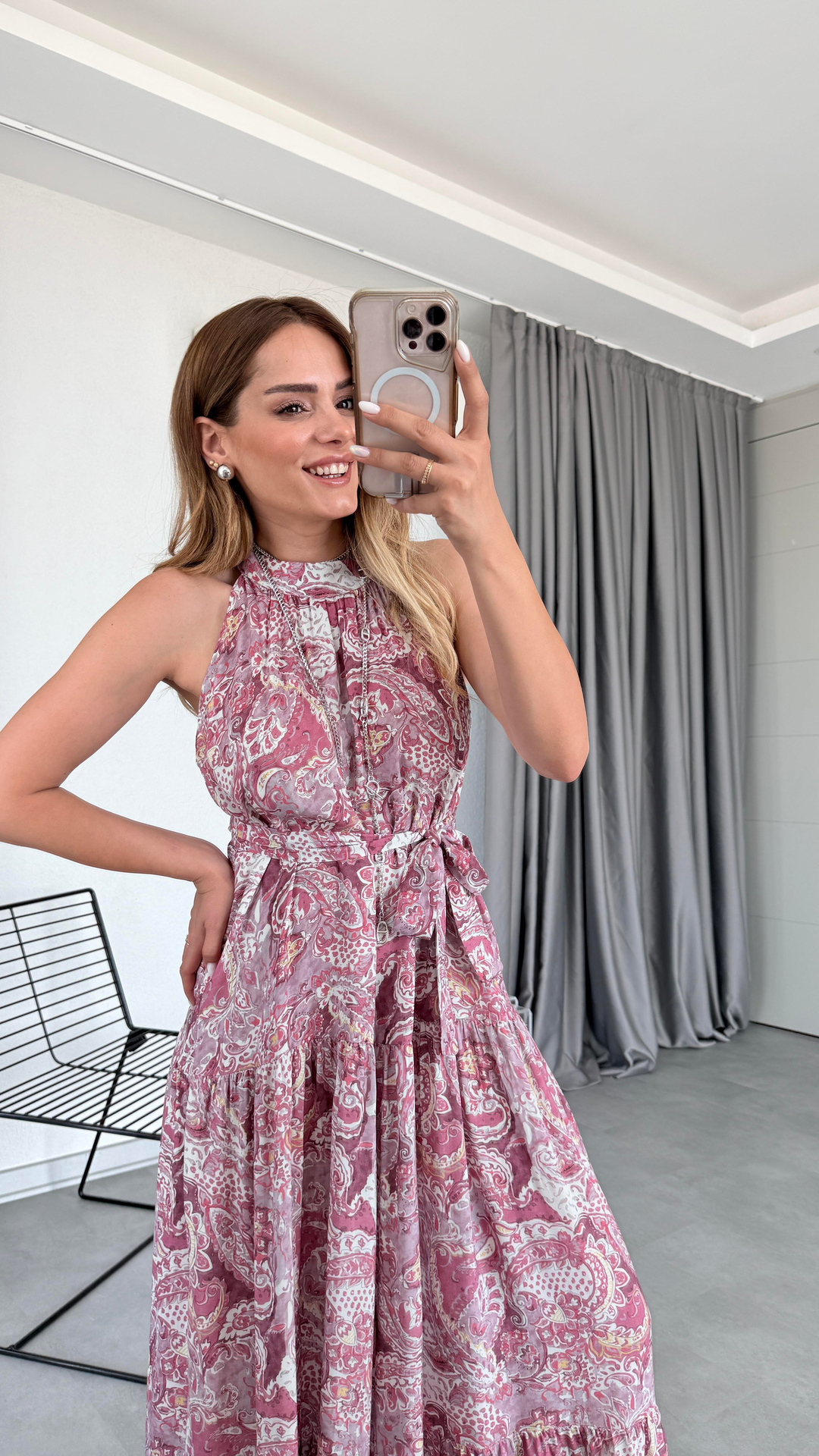 Pelin Yıldız Butik | Armin Kat Kat Maxi Elbise | Kadın Giyim
