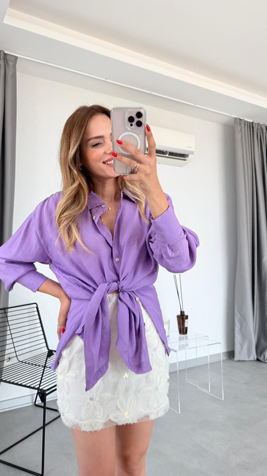 Pelin Yıldız Butik | Aura Modal Gömlek | Kadın Giyim