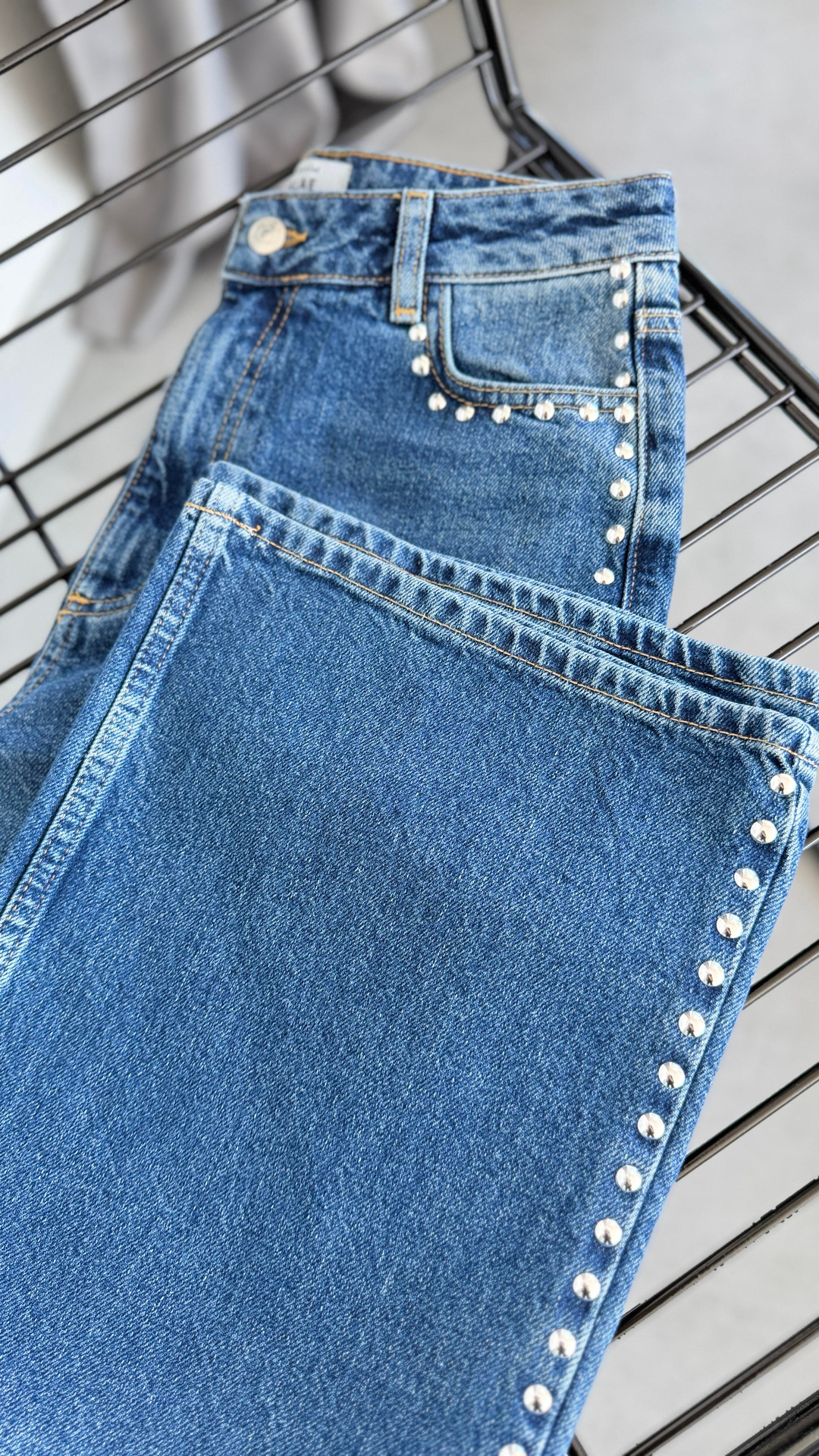 Pelin Yıldız Butik | Berlin Zımba Detaylı Jean | Mersin Butik