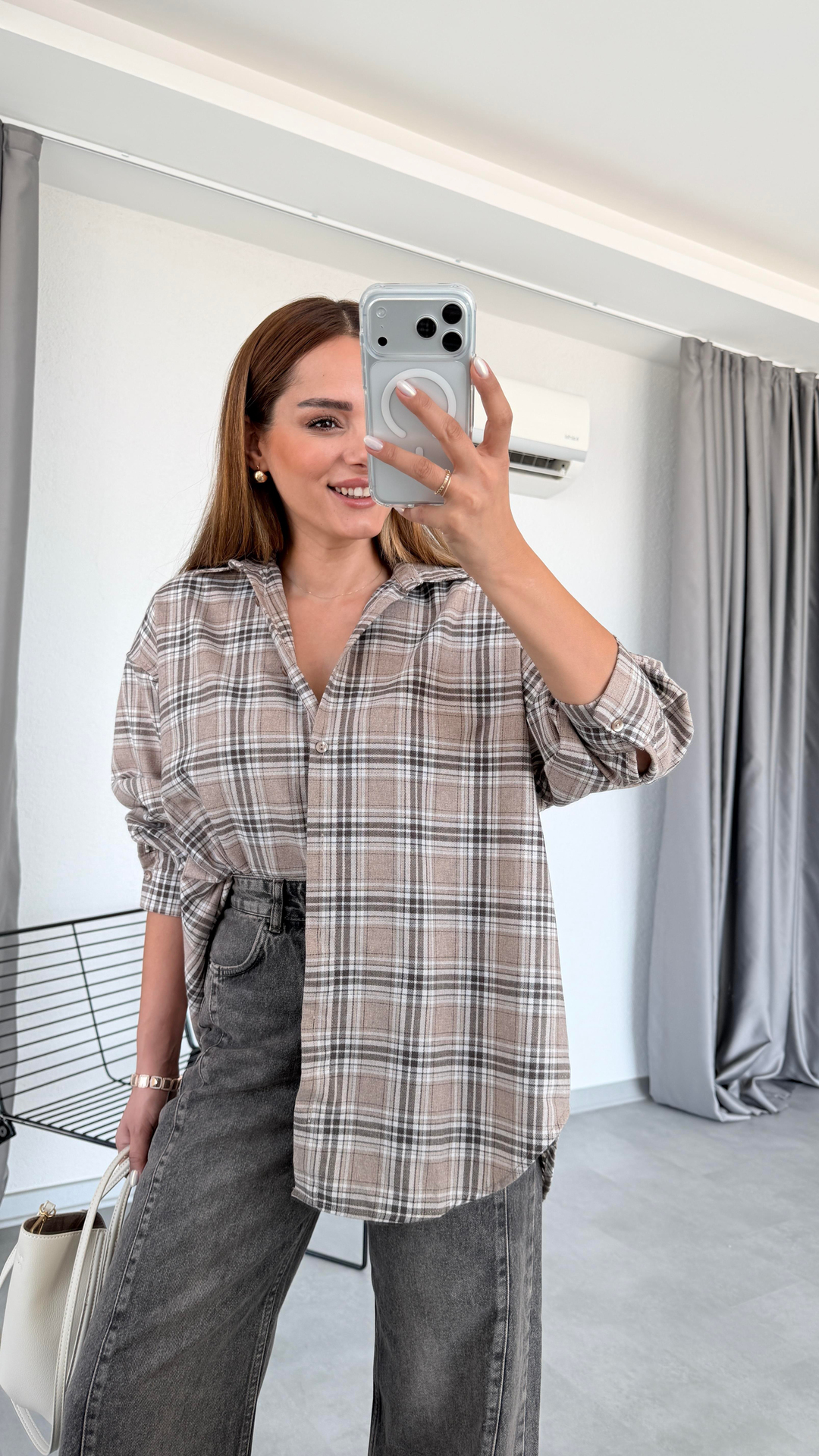 Pelin Yıldız Butik | Finger Oduncu Gömleği | Mersin Butik 