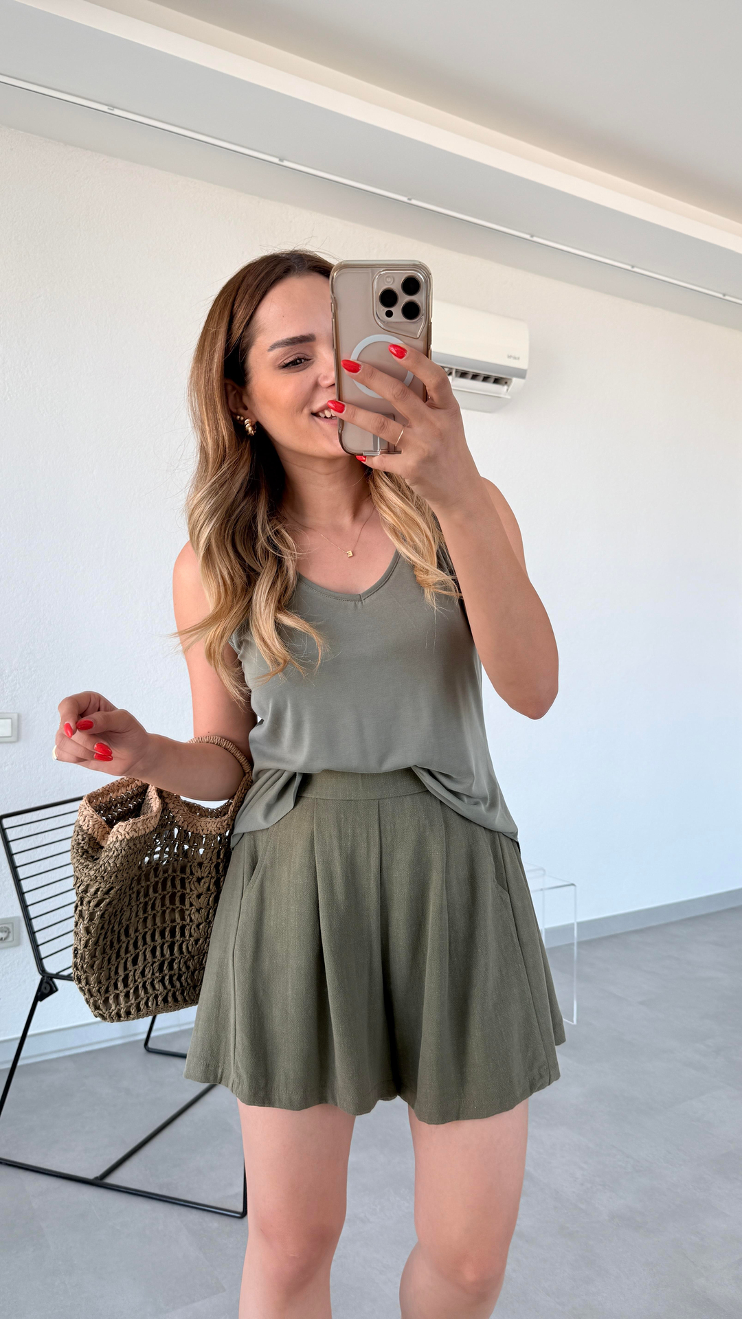 Pelin Yıldız Butik | Madison Arka Beli Lastikli Şort | Kadın Giyim