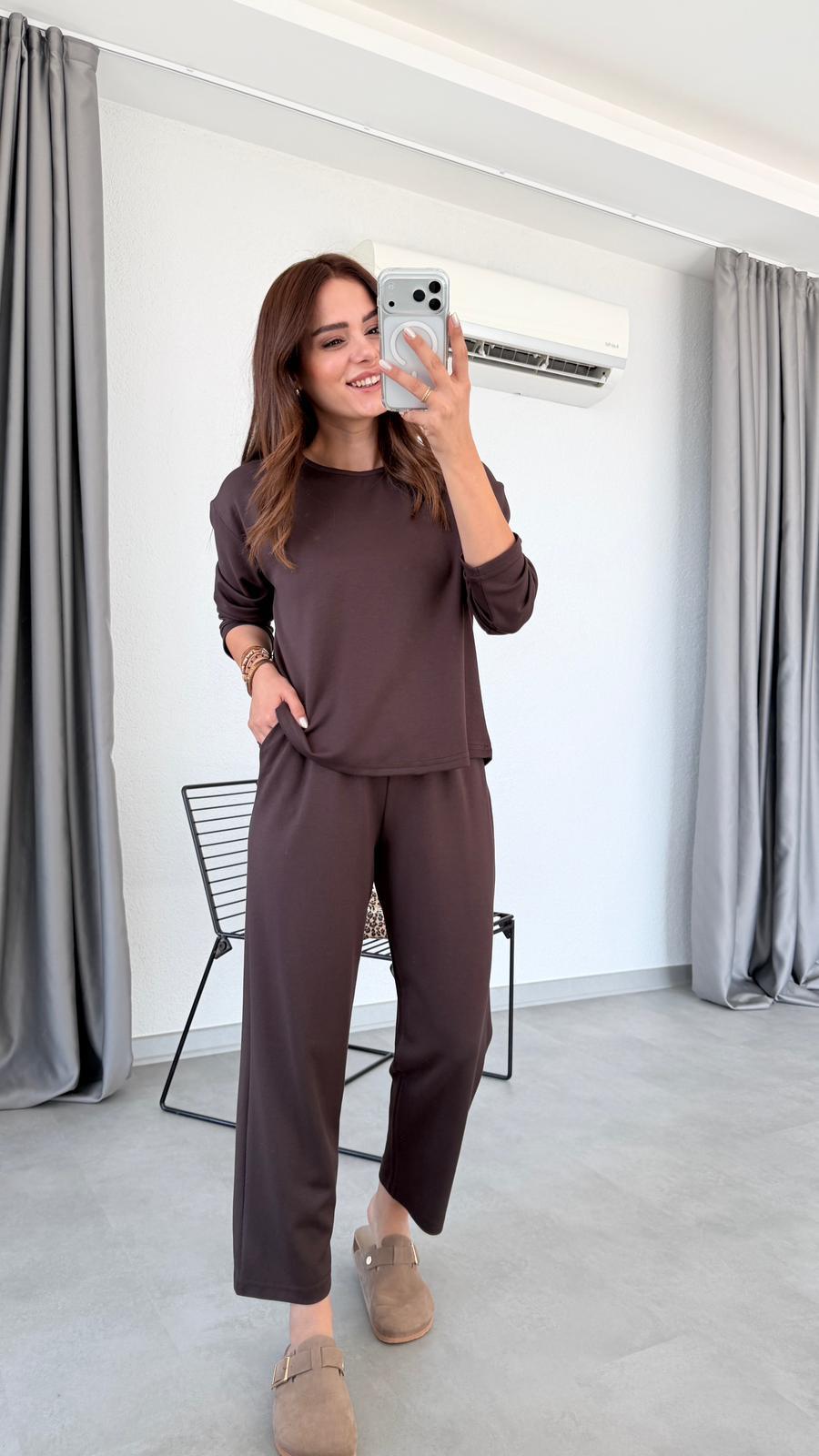 Pelin Yıldız Butik | Moskov Modal Kumaş Takım | Mersin Butik