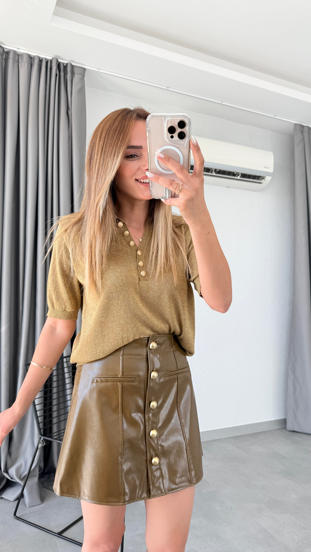Pelin Yıldız Butik | Simli Triko Kazak | Mersin Butik 