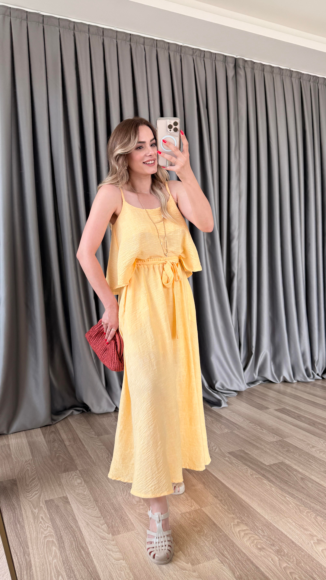 Samira Crop Etek Takım