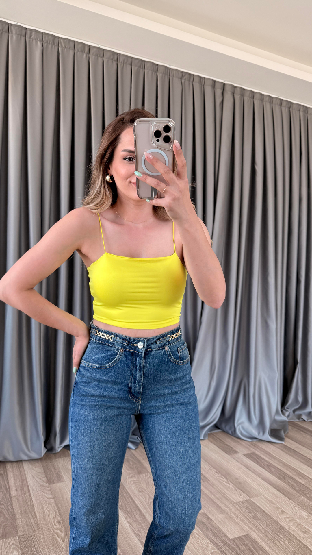 Sofia Gold Zincirli Jean