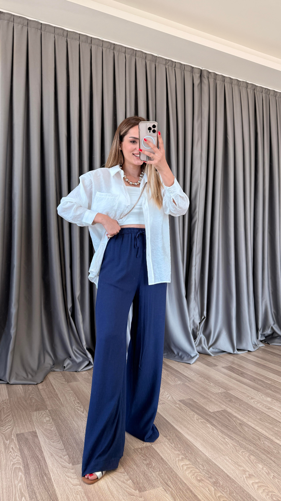 Sofia Keten Pantolon