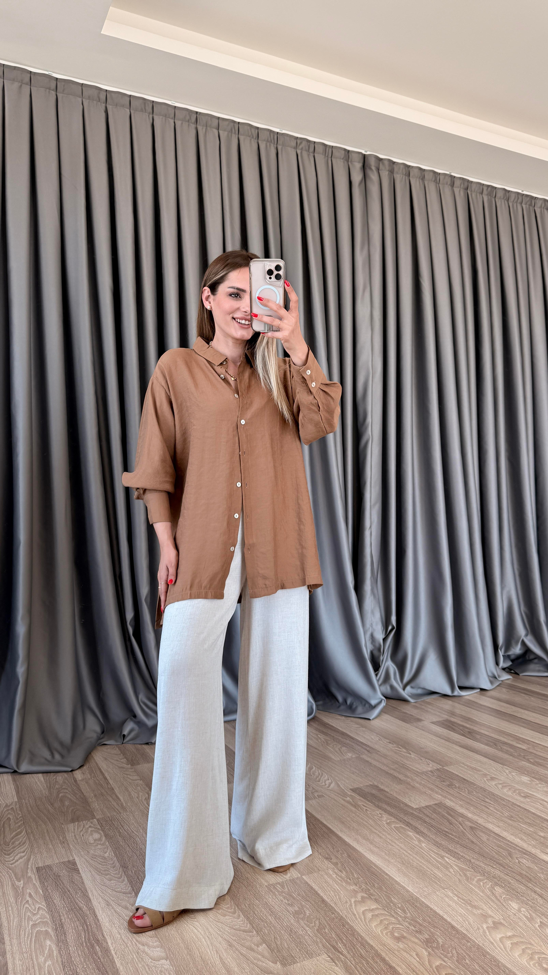 Sofia Keten Pantolon