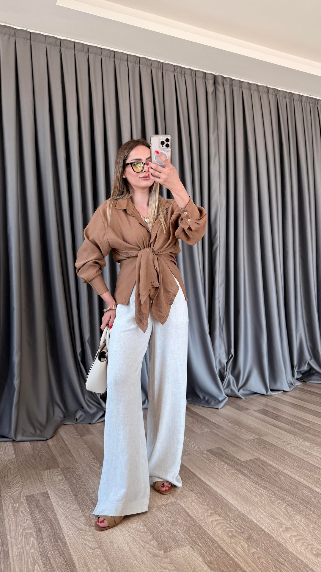 Sofia Keten Pantolon