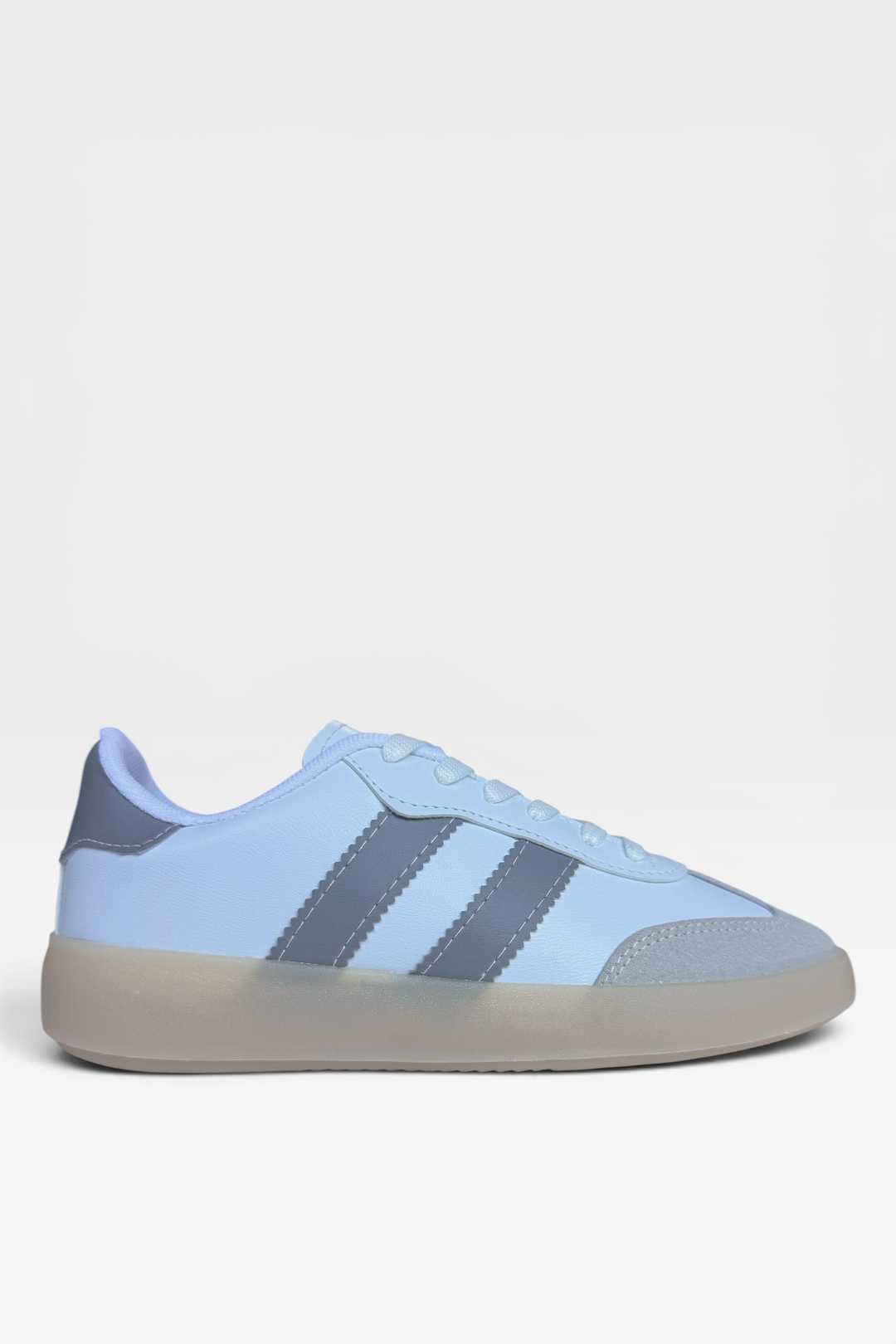 Unisex Rahat Spor Sneaker Ayakkabı BEYAZ - GRİ