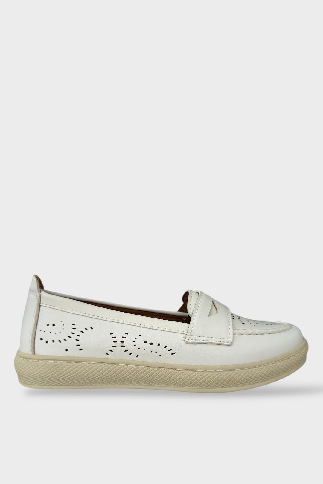 Kadın Ortopedik Yumuşak Comfort Casual Ayakkabı BEYAZ