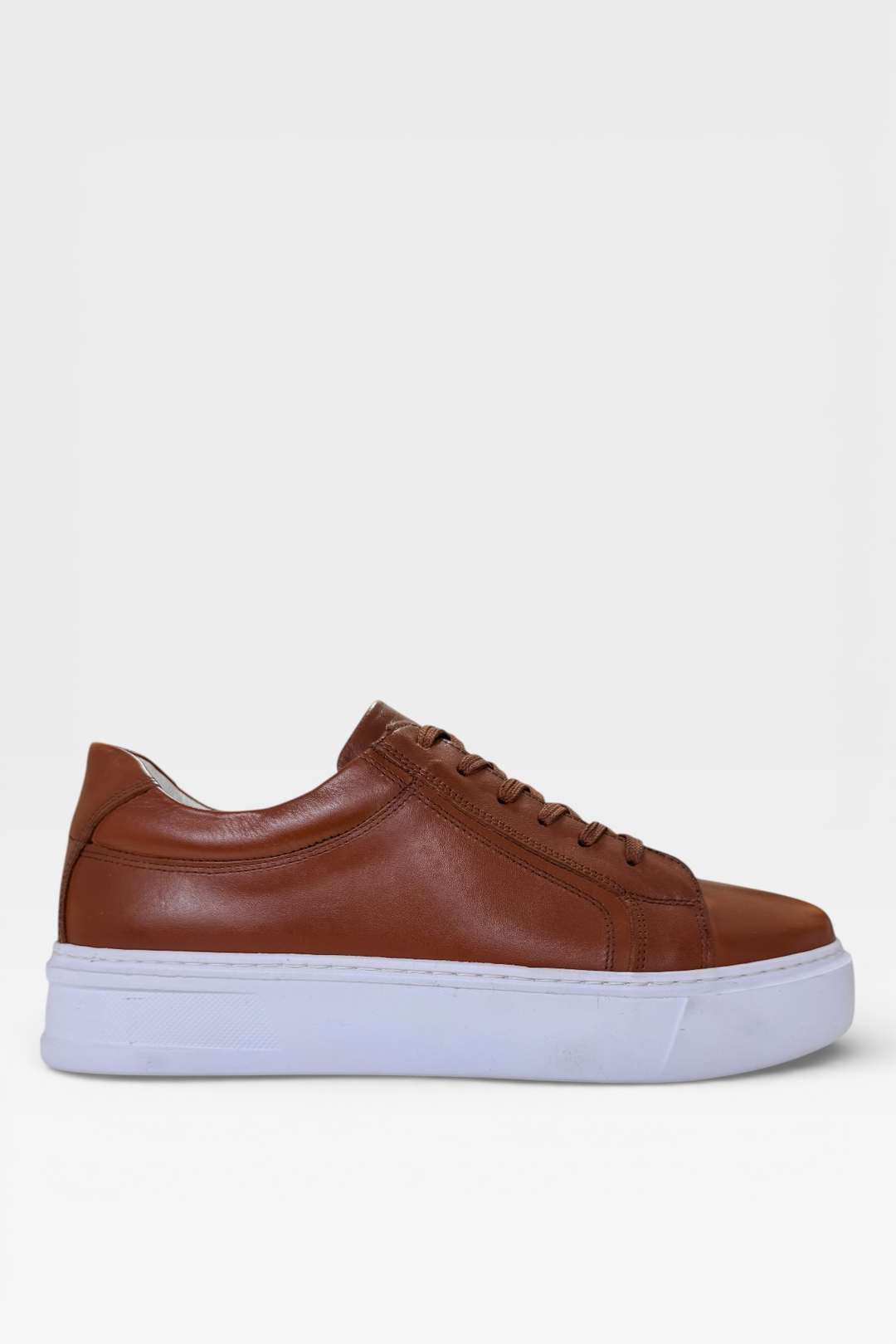 Hakiki Deri Sneaker Erkek Ayakkabı TABA