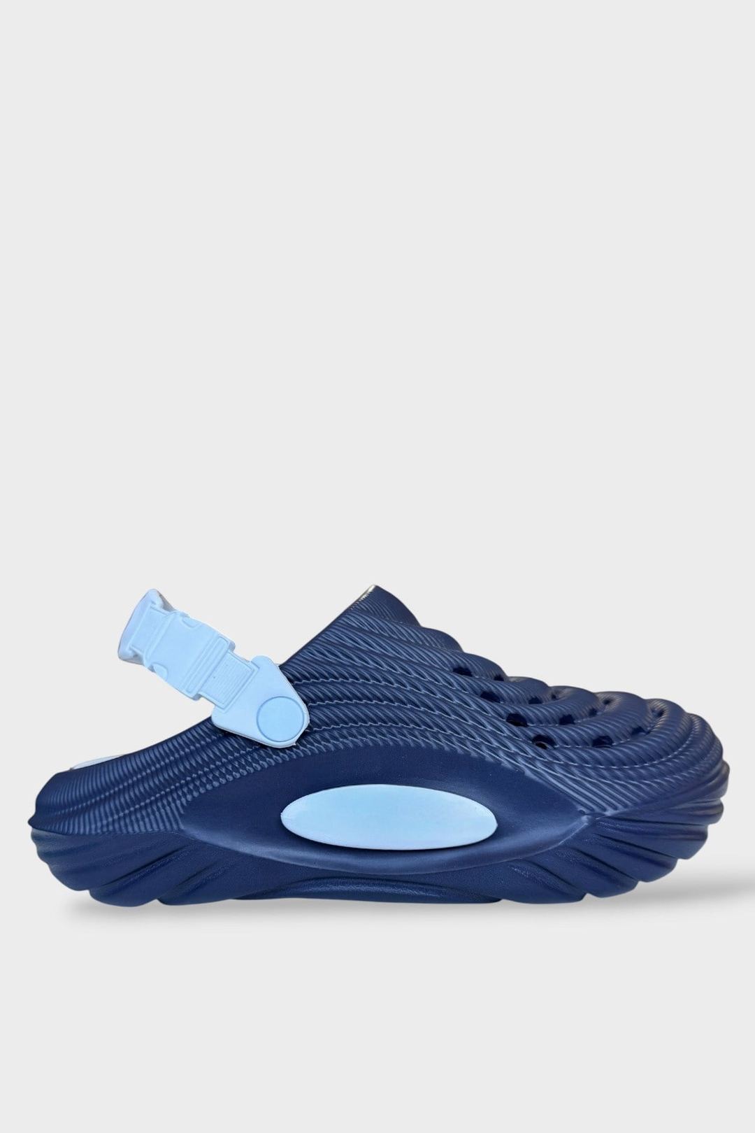 Hasır Desenli Unisex Sabo Terlik LACİVERT