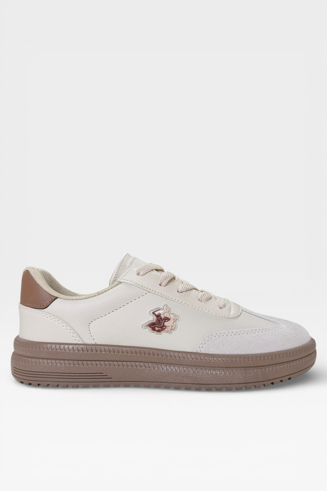 Unisex Rahat Hafif Termo Taban Kadın Sneaker Ayakkabı BEJ