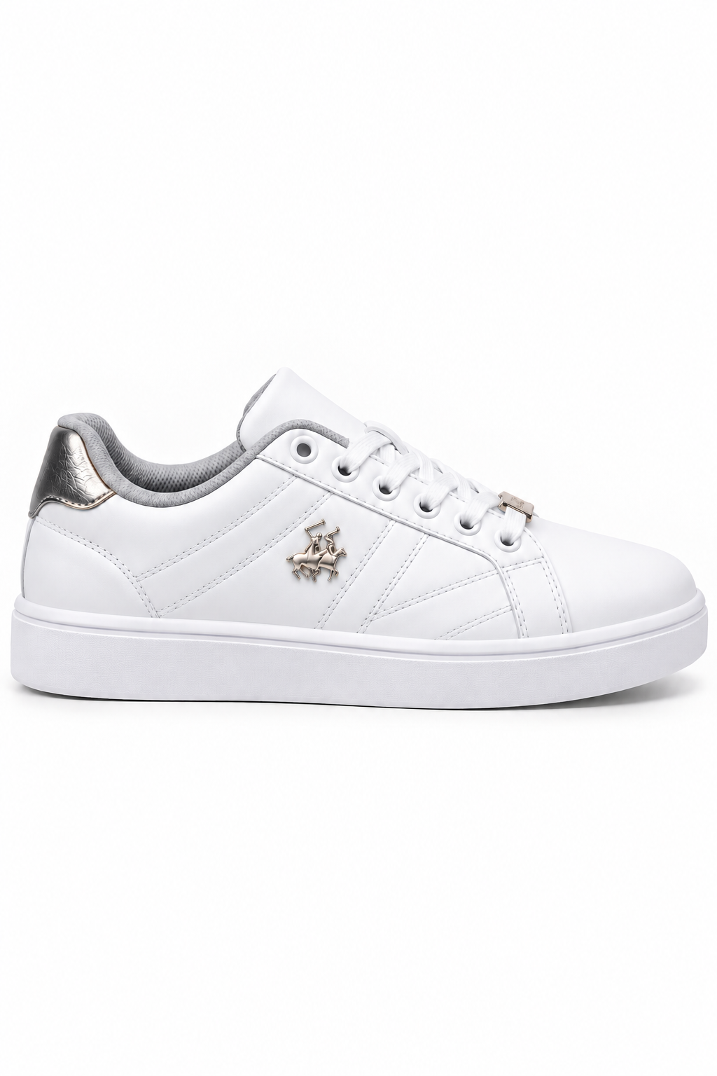 Kadın Sneaker Ayakkabı BEYAZ - GÜMÜŞ