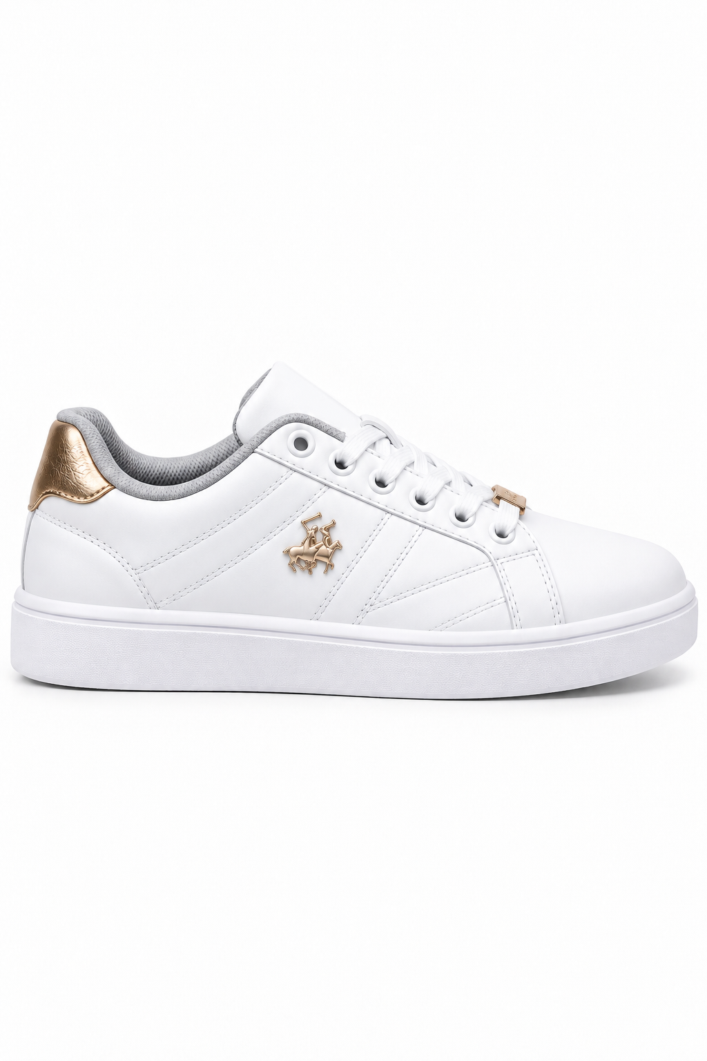 Kadın Sneaker Ayakkabı BEYAZ - ALTIN