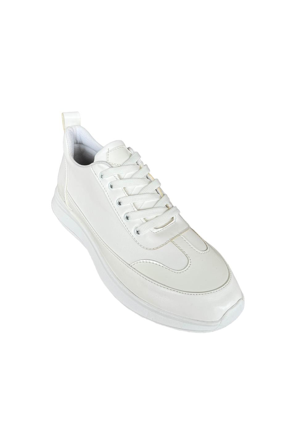 Bağcıklı Kadın Sneaker BEYAZ