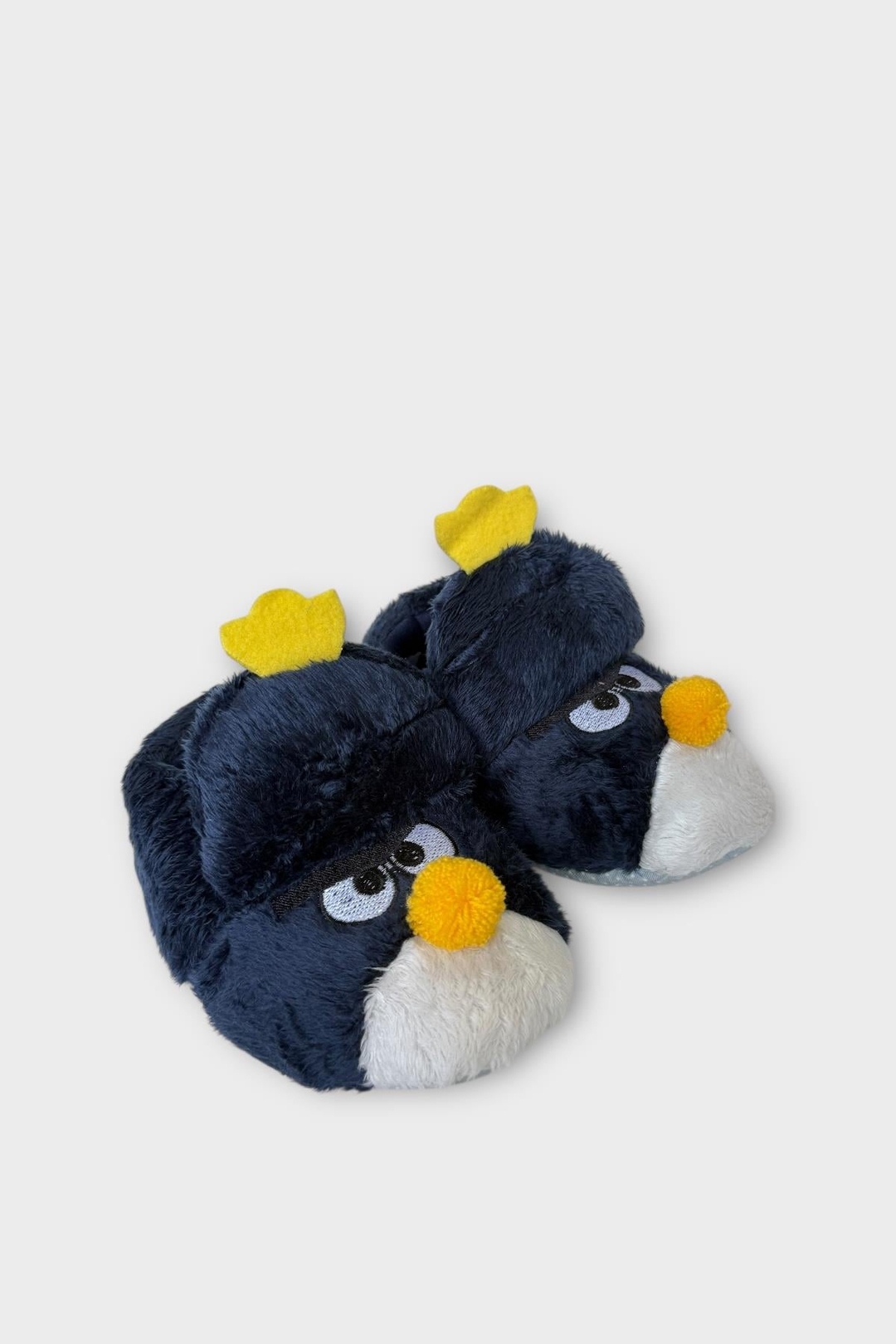 Çocuk Kızgın Ördek Figürlü Unisex Panduf LACİVERT