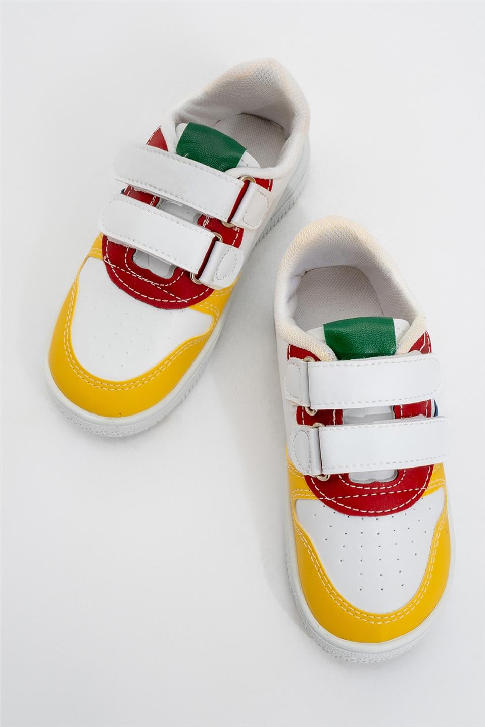 Çocuk Sneaker Spor Ayakkabı BEYAZ - KIRMIZI