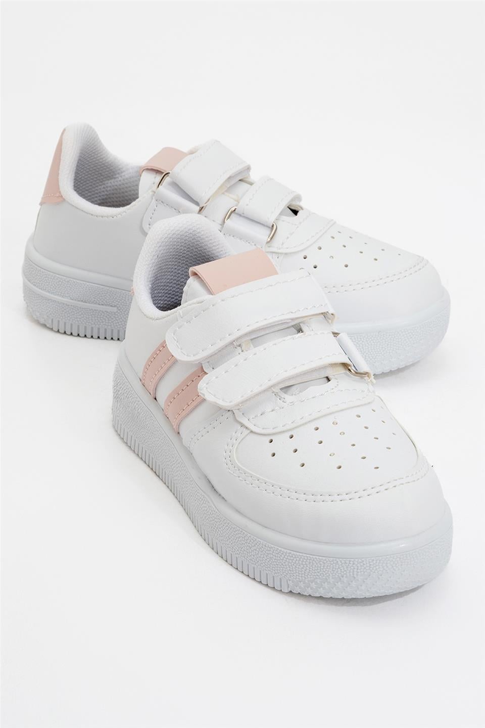 Çocuk Sneaker Spor Ayakkabı BEYAZ - PUDRA