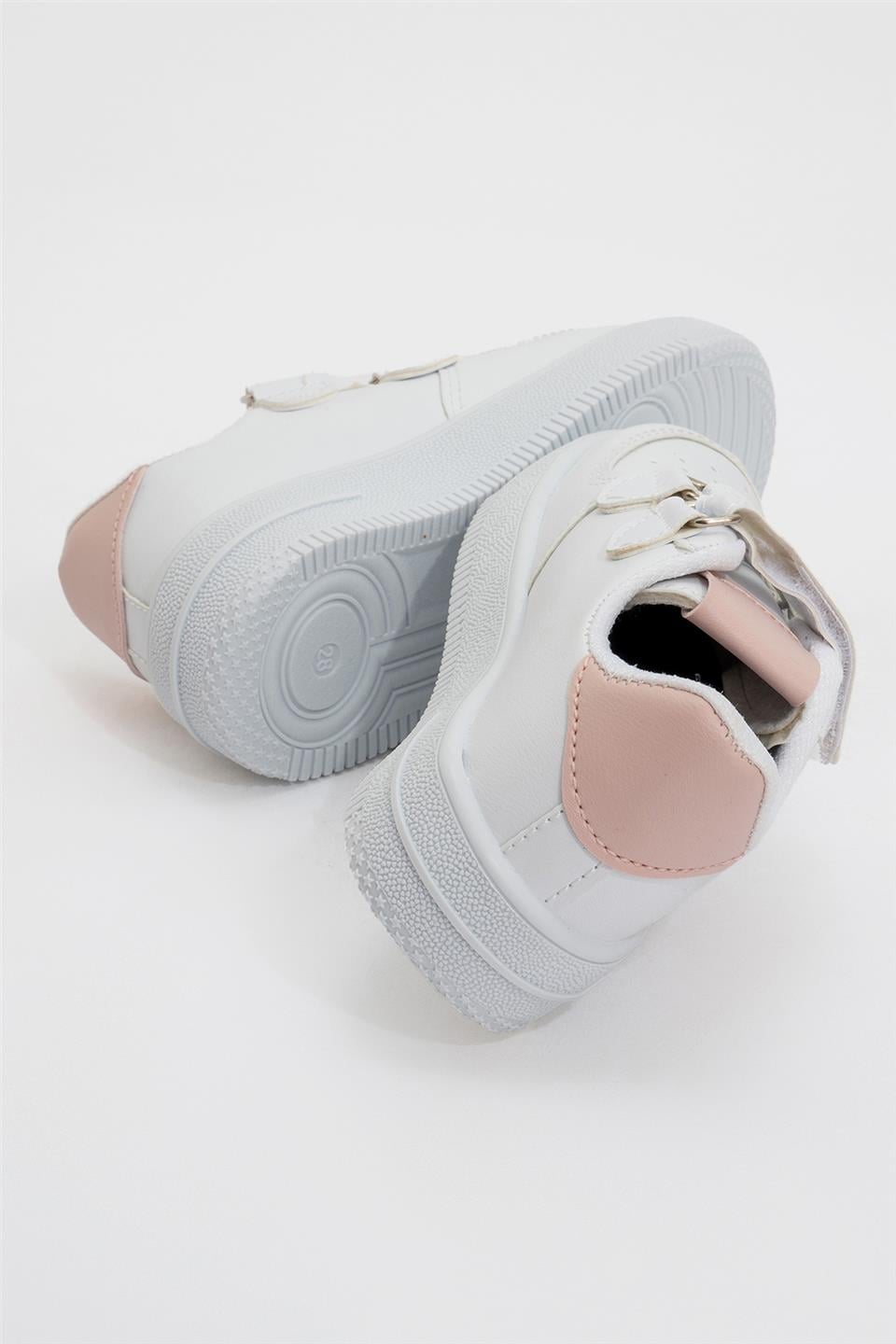 Çocuk Sneaker Spor Ayakkabı BEYAZ - PUDRA