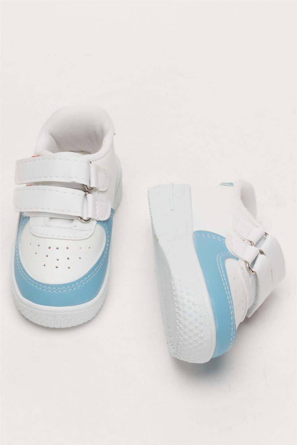 Çocuk Sneaker Spor Ayakkabı MAVİ - BEYAZ