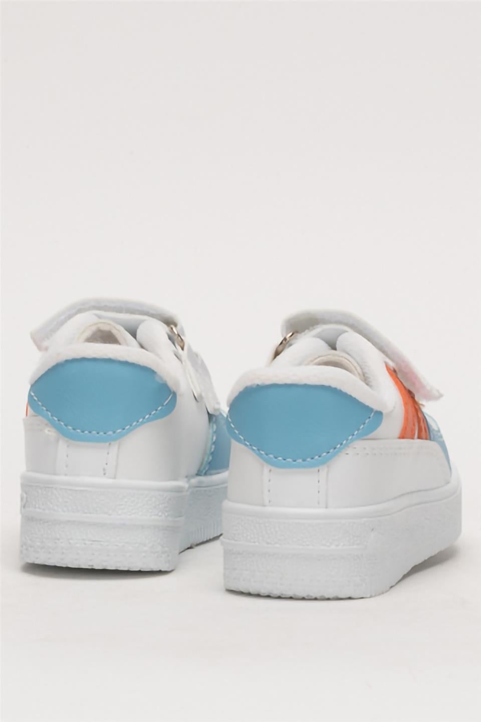 Çocuk Sneaker Spor Ayakkabı MAVİ - BEYAZ