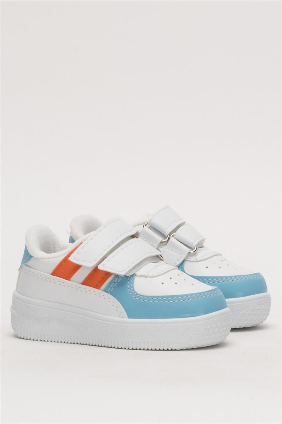 Çocuk Sneaker Spor Ayakkabı MAVİ - BEYAZ