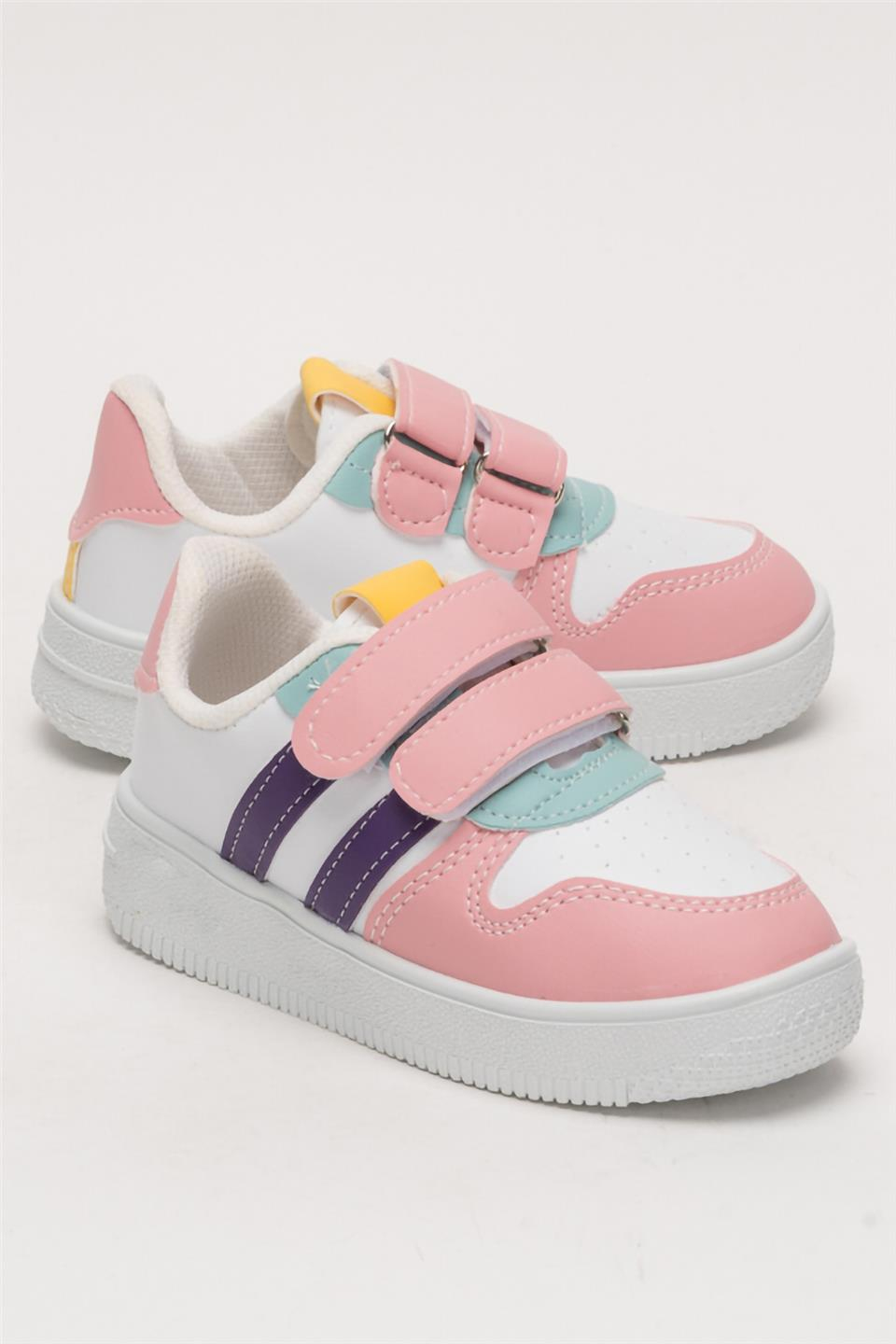 Çocuk Sneaker Spor Ayakkabı PEMBE-MOR
