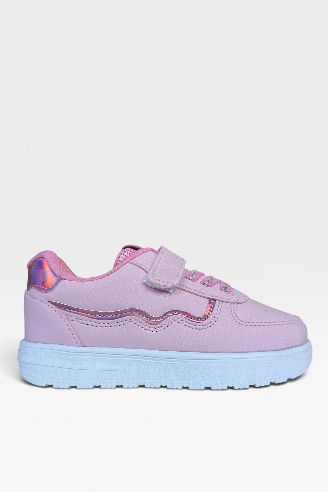 Anatomik Taban Cırtlı Rahat Hafif Sneaker Çocuk Spor Ayakkabı PUDRA