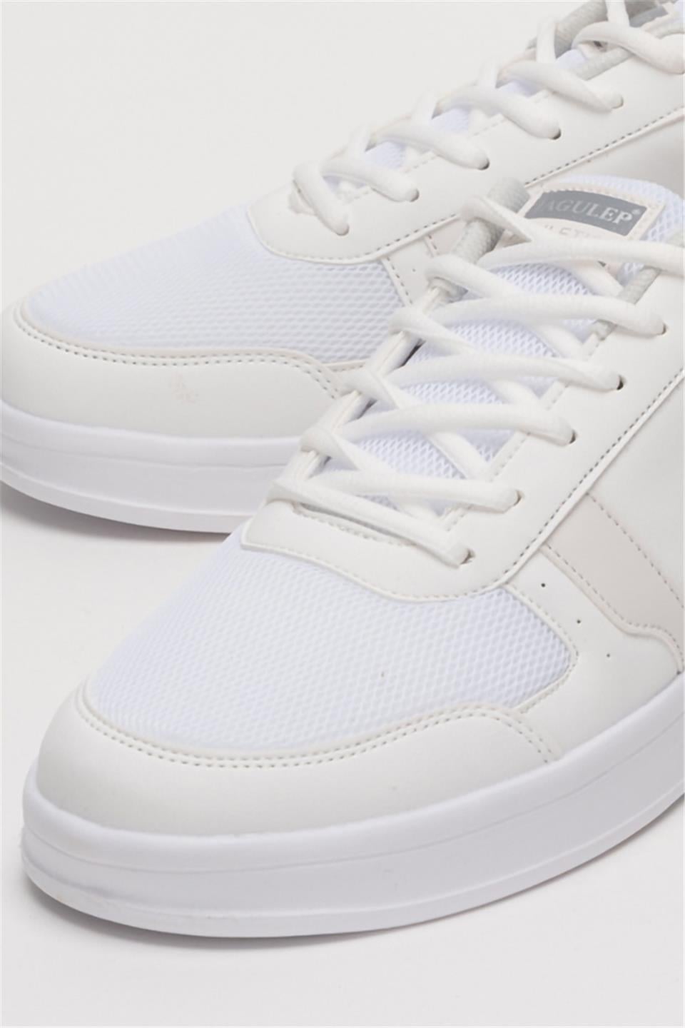 Erkek Günlük Sneaker Rahat Spor Ayakkabı BEYAZ