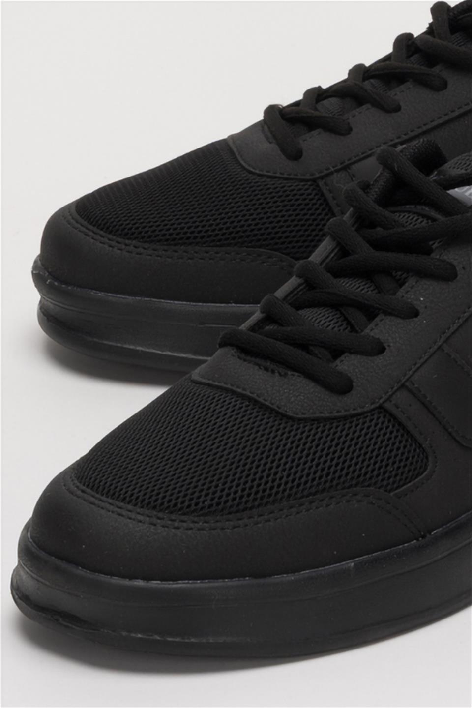 Erkek Günlük Sneaker Rahat Spor Ayakkabı SİYAH