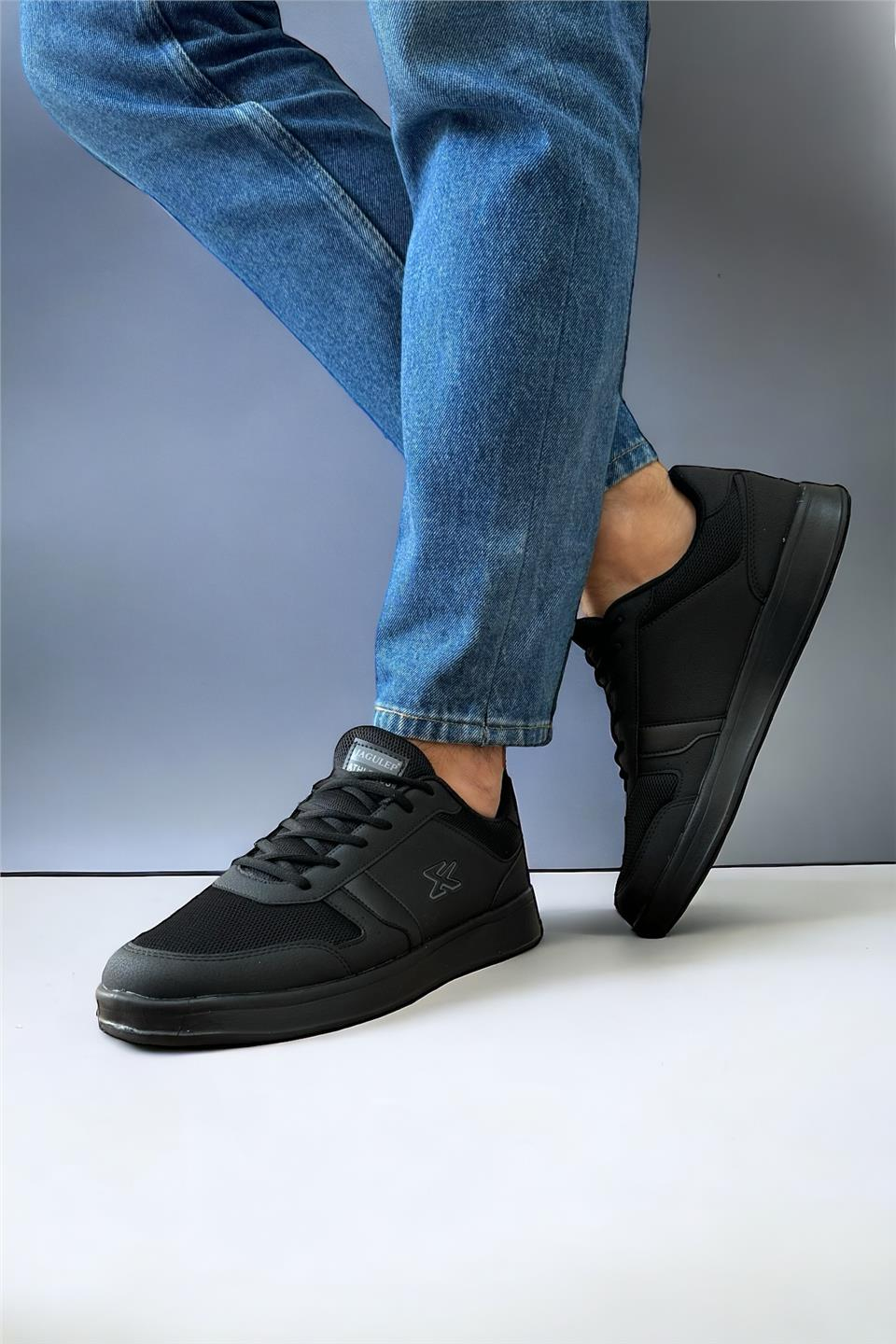 Erkek Günlük Sneaker Rahat Spor Ayakkabı SİYAH