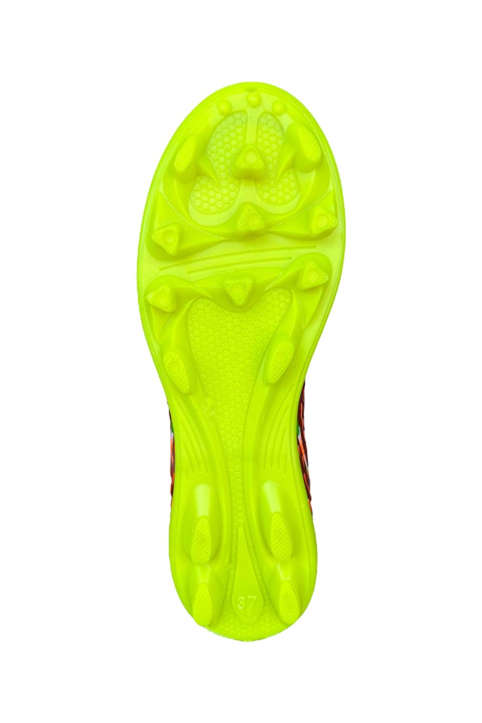 Erkek Krampon Dişli Futbol Ayakkabısı KIRMIZI - SARI