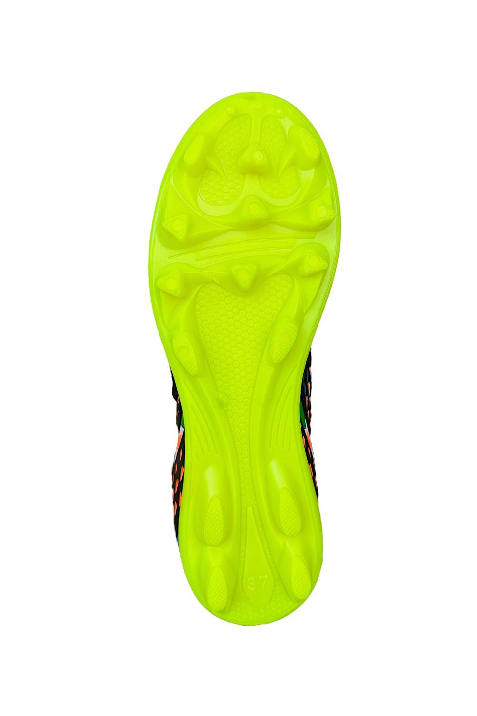 Erkek Krampon Dişli Futbol Ayakkabısı SİYAH - SARI