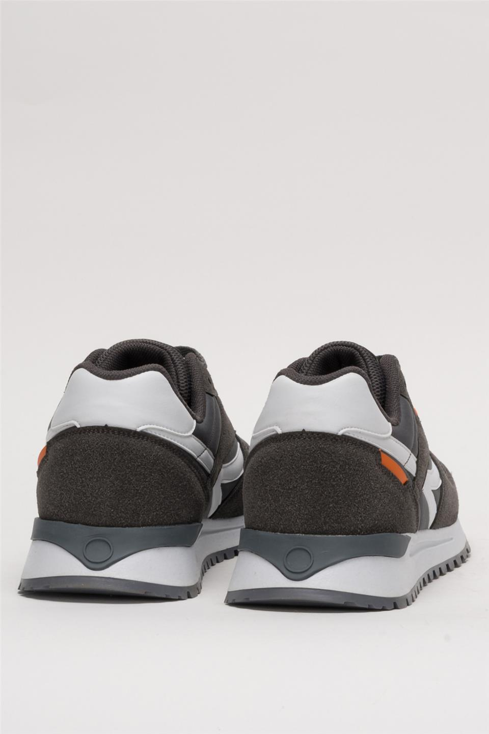 Erkek Ortopedik Günlük Yürüyüş Koşu Sneaker Spor Ayakkabı FÜME