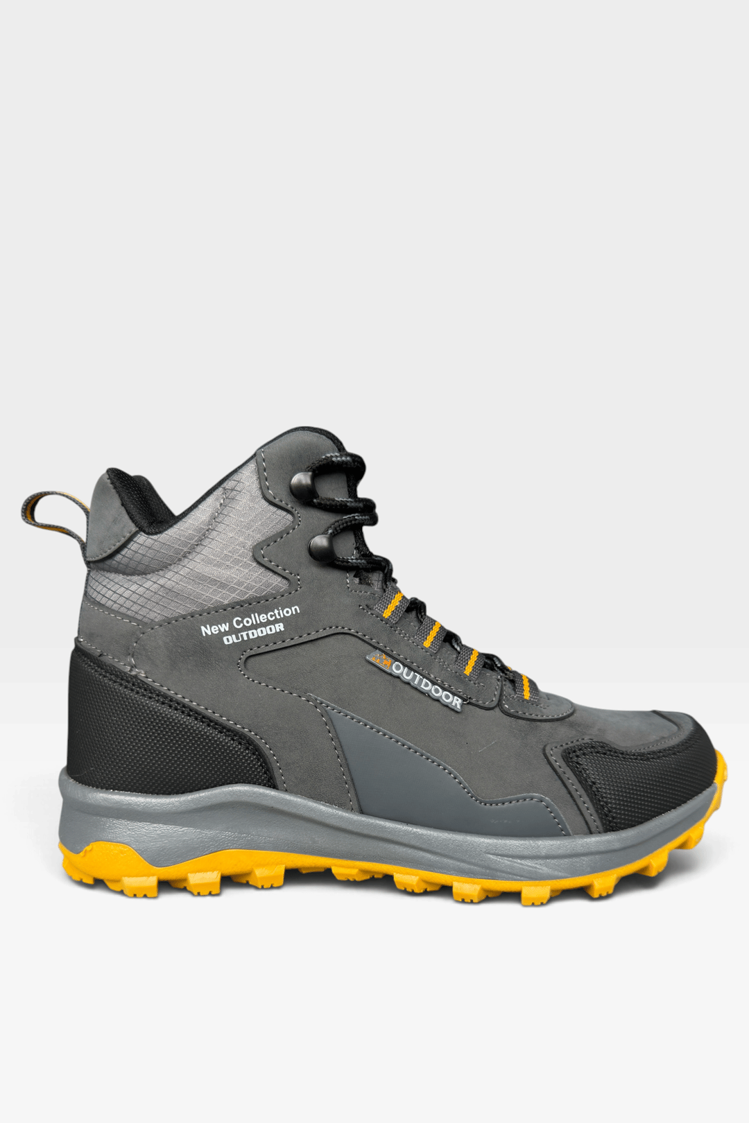 Soğuk Geçirmez Uzun Unisex Outdoor Trekking Bot FÜME - SARI