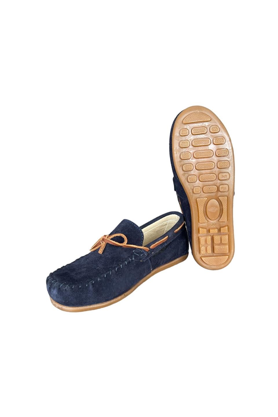 Hakiki Deri Timberland Erkek Çocuk Ayakkabı LACİVERT