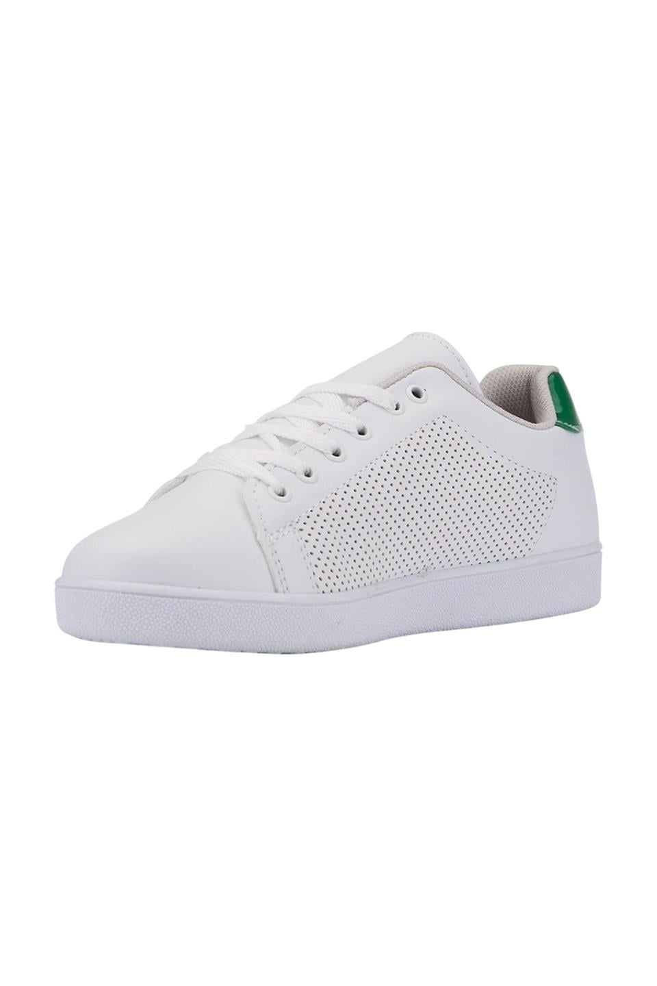 Kadın Spor Sneaker Ayakkabı BEYAZ - YEŞİL
