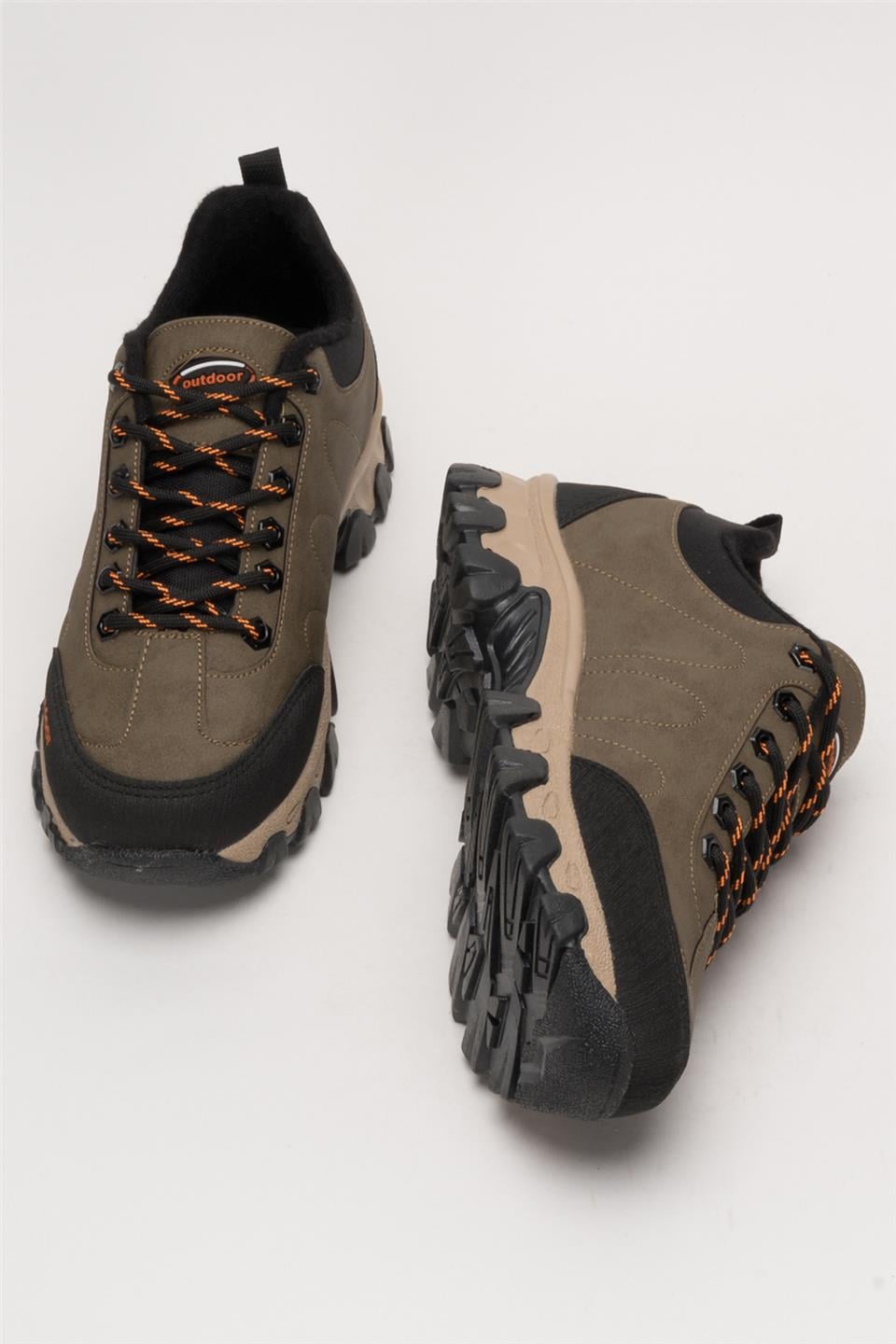 Soğuk Geçirmez Unisex Outdoor Trekking Bot Ayakkabı VİZON